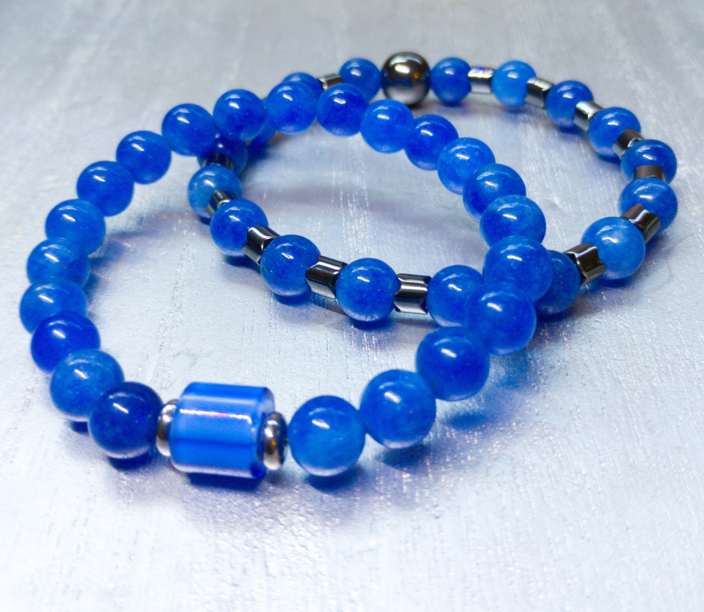 💎Blue Agate Arm Candy