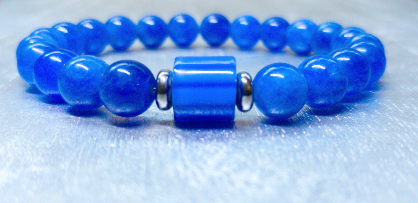 💎Blue Agate Arm Candy